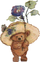 Teddy bear wearig hat